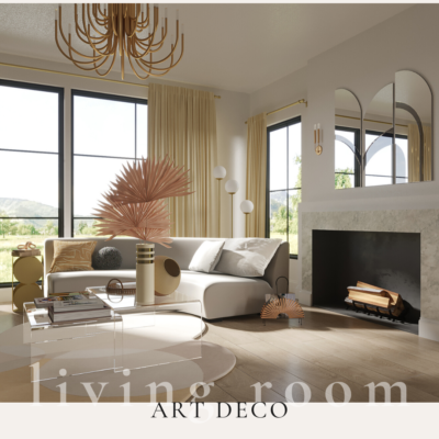 Art Deco Living Room