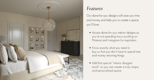 Modern Organic Glam Bedroom - Image 2