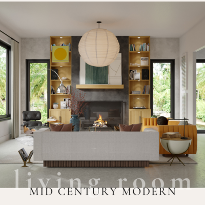 Mid Century Modern Living Room