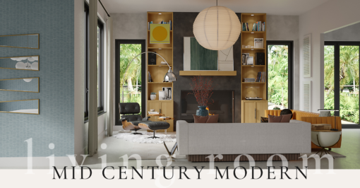 Mid Century Modern Living Room - Image 7