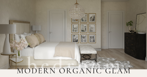 Modern Organic Glam Bedroom - Image 6