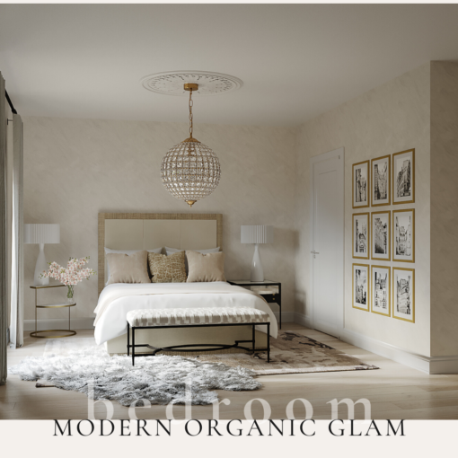 Modern Organic Glam Bedroom